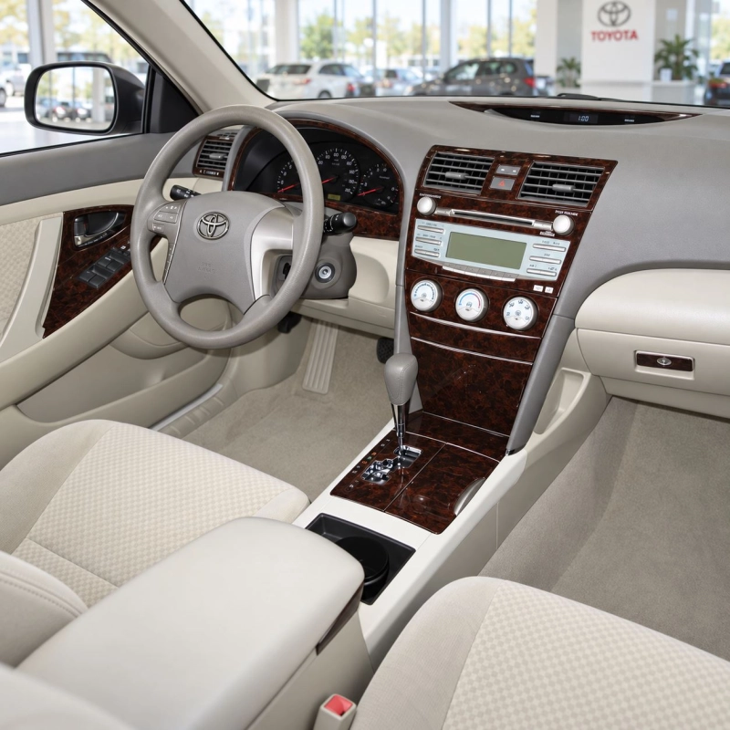 Toyota Camry 2007-2010 3D Cockpit Dekor Interieurleisten Set Full Set / as shown in product diagram-teilig