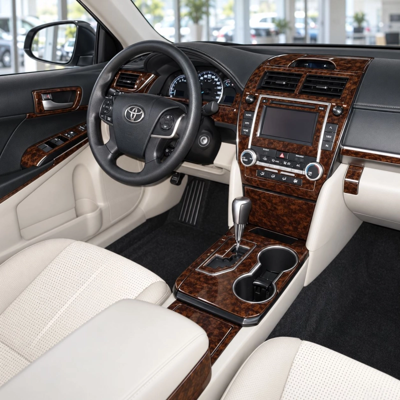 Toyota Camry 2012-heute 3D Cockpit Dekor Interieurleisten Set Full Set / as shown in product diagram-teilig