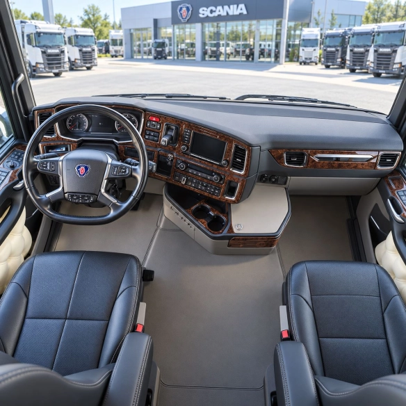 Scania NextGen NG-Series TopSleeper 2016-heute 3D Cockpit Dekor Interieurleisten Set 24-teilig