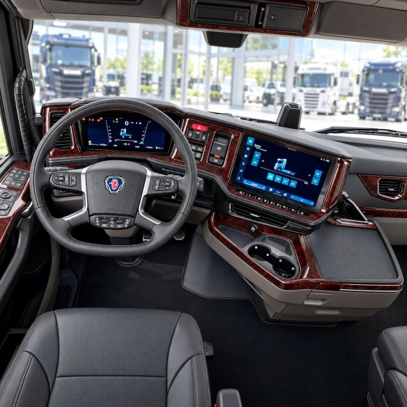 Scania NG-Series 2024-heute 3D Cockpit Dekor Interieurleisten Set 12-teilig