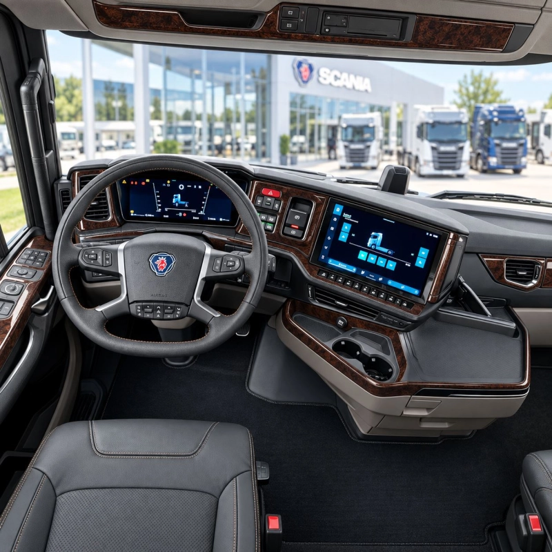 Scania NG-Series 2024-heute 3D Cockpit Dekor Interieurleisten Set 12-teilig