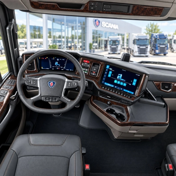 Scania NG-Series 2024-heute 3D Cockpit Dekor Interieurleisten Set 12-teilig