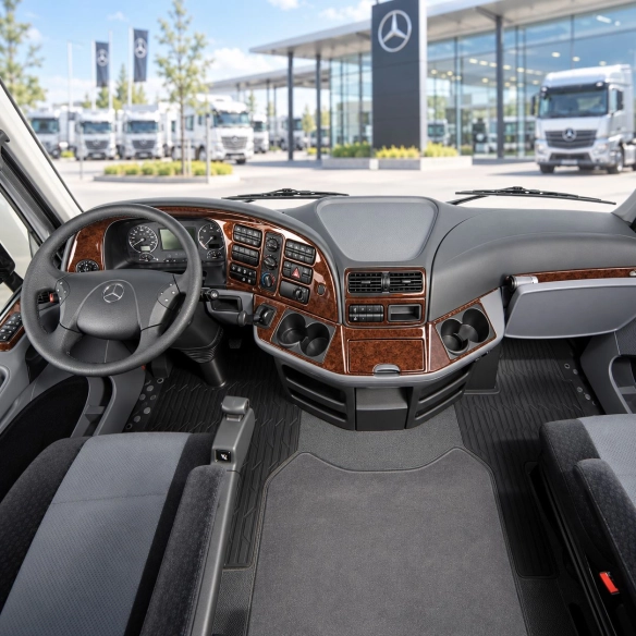 Mercedes-Benz Actros 2003-2011 3D Cockpit Dekor Interieurleisten Set 42-teilig
