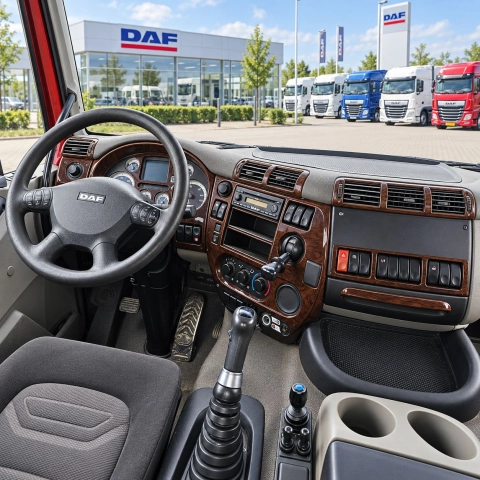 DAF CF 2011-heute 3D Cockpit Dekor Interieurleisten Set 18-teilig