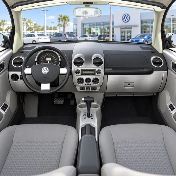 Volkswagen Beetle 2001-2005 3D Cockpit Dekor Interieurleisten Set Full Set / as shown in product diagram-teilig