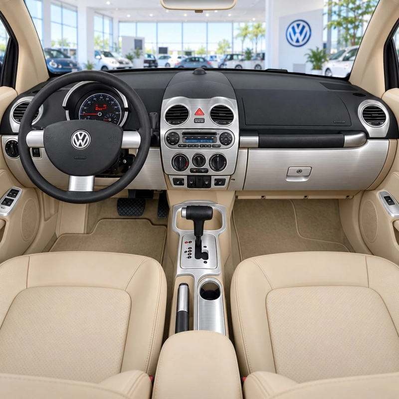 Volkswagen Beetle 2006-2011 3D Cockpit Dekor Interieurleisten Set Full Set / as shown in product diagram-teilig