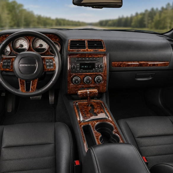 Dodge Challenger 2008+ Komplettset 3D Armaturenbrett-Dekor-Set