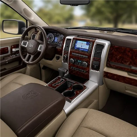 Dodge Ram 2009+ 3D Armaturenbrett-Dekor-Set