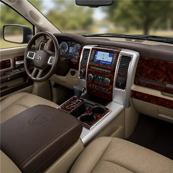 Dodge Ram 2009+ 3D Armaturenbrett-Dekor-Set