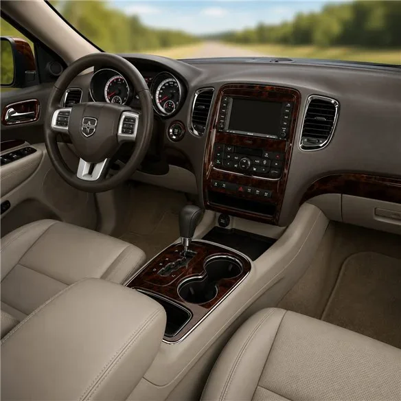 Dodge Durango 2011+ 3D Armaturenbrett-Dekor-Set