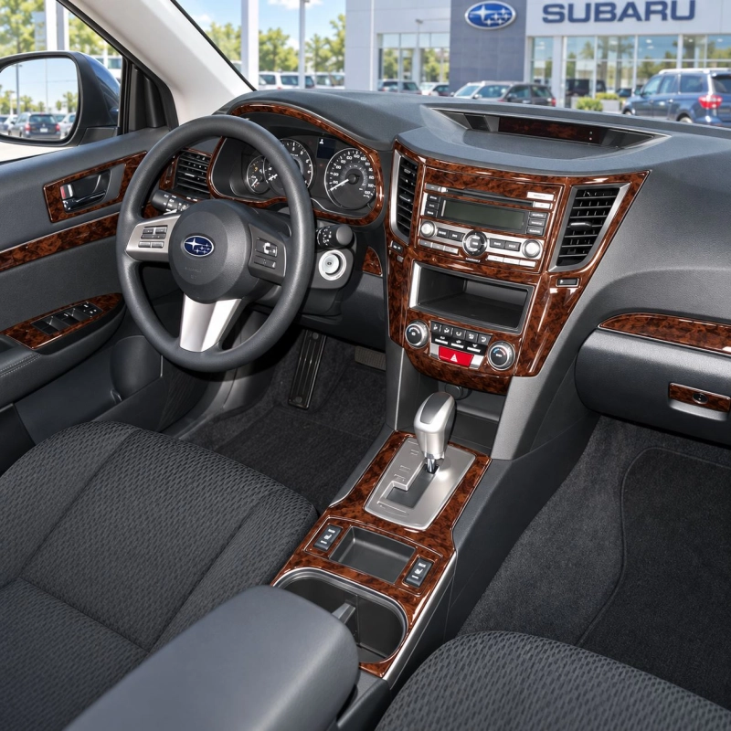 Subaru Outback 2010-heute 3D Cockpit Dekor Interieurleisten Set As shown in product diagram-teilig