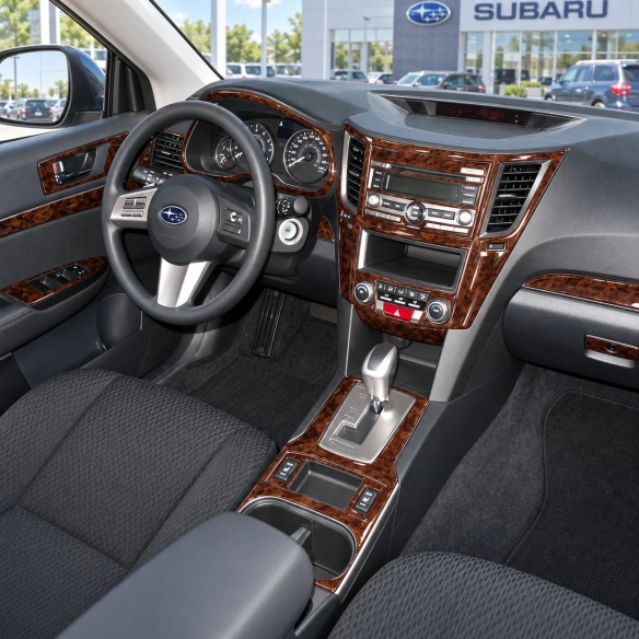 Subaru Outback 2010-heute 3D Cockpit Dekor Interieurleisten Set As shown in product diagram-teilig
