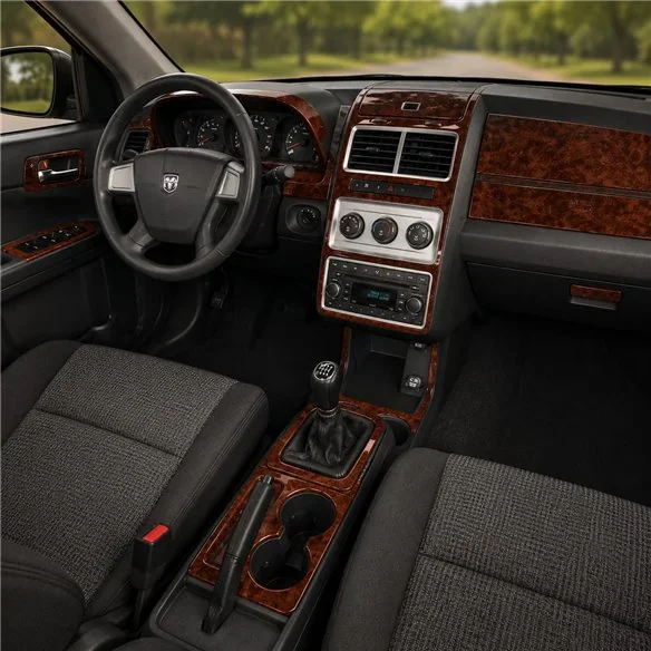 Dodge Journey 2009+ Komplettset 3D Armaturenbrett-Dekor-Set