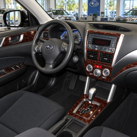 Subaru Forester 2009-2013 3D Cockpit Dekor Interieurleisten Set 41-teilig