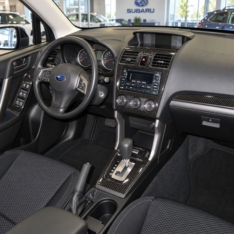 Subaru Forester 2014-2017 3D Cockpit Dekor Interieurleisten Set 28-teilig