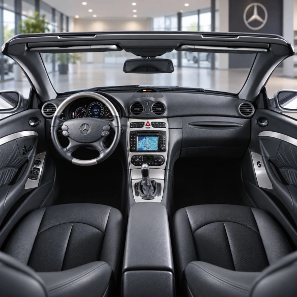 Mercedes-Benz CLK W209 2003-2010 3D Cockpit Dekor Interieurleisten Set 24-teilig