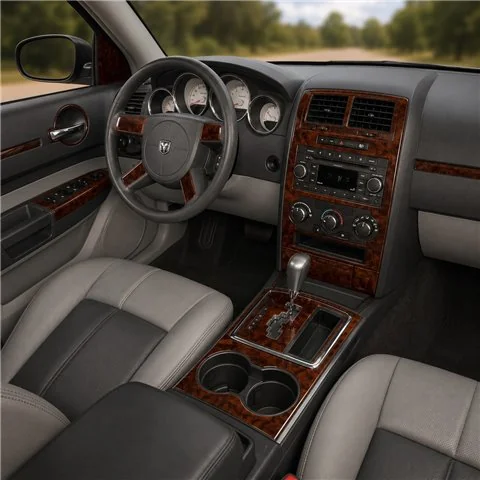 Dodge Charger 2008+ Basisset 3D Armaturenbrett-Dekor-Set