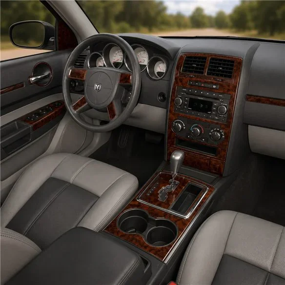 Dodge Charger 2008+ Basisset 3D Armaturenbrett-Dekor-Set