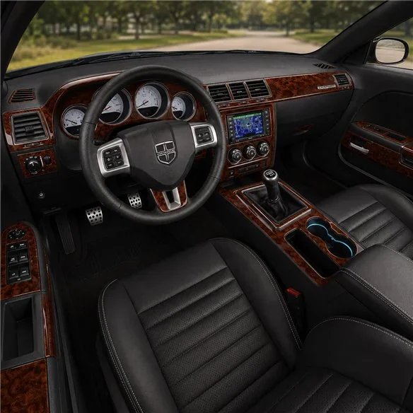 Dodge Charger 2008+ Komplettset 3D Armaturenbrett-Dekor-Set