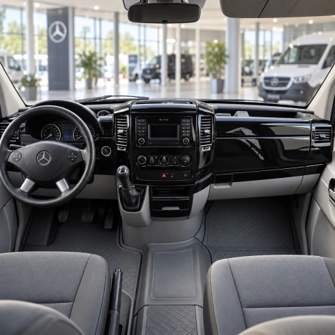 Mercedes-Benz Sprinter W906 2015-heute 3D Cockpit Dekor Interieurleisten Set 51-teilig