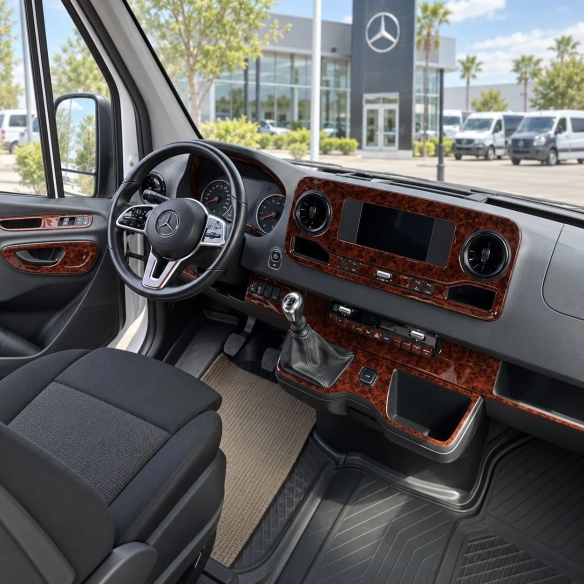 Mercedes-Benz Sprinter W907 Not specified 3D Cockpit Dekor Interieurleisten Set 39-teilig