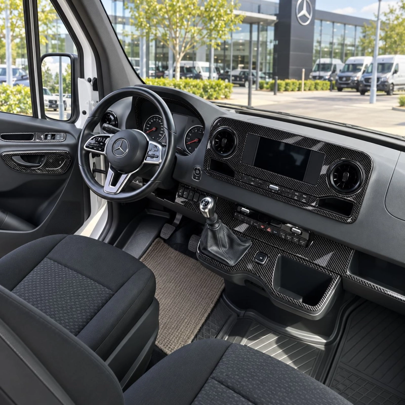 Mercedes-Benz Sprinter W907 Not specified 3D Cockpit Dekor Interieurleisten Set 39-teilig