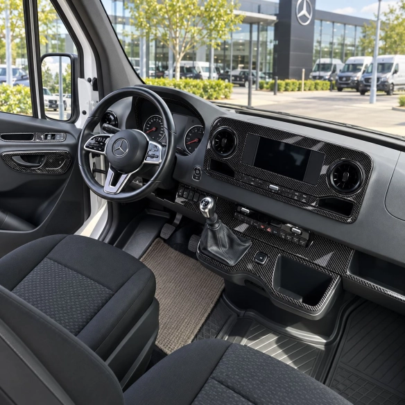Mercedes-Benz Sprinter W907 Not specified 3D Cockpit Dekor Interieurleisten Set 39-teilig