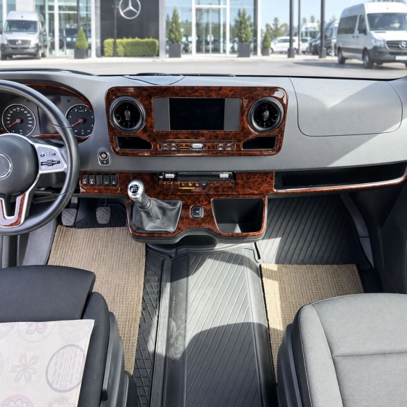 Mercedes-Benz Sprinter W907 2018 3D Cockpit Dekor Interieurleisten Set 50-teilig