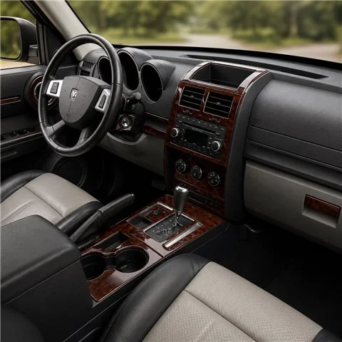Dodge Nitro 2007+ Basisset, Automatikgetriebe 3D Armaturenbrett-Dekor-Set