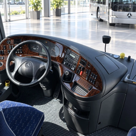 Mercedes-Benz Travego 2005-2010 3D Cockpit Dekor Interieurleisten Set 44-teilig