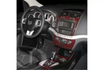 Fiat Freemont ab 2011 Mittelkonsole Armaturendekor Cockpit Dekor 19-Teile