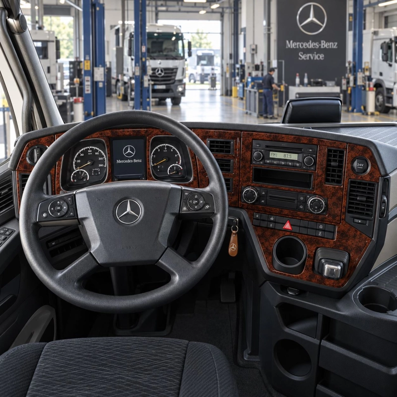 Mercedes-Benz Actros Antos 2011-heute 3D Cockpit Dekor Interieurleisten Set 20-teilig
