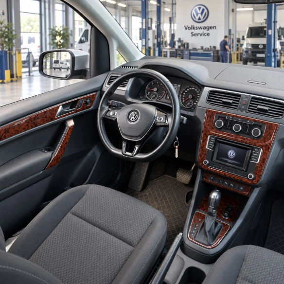 Volkswagen Caddy 2015-heute 3D Cockpit Dekor Interieurleisten Set 20-teilig