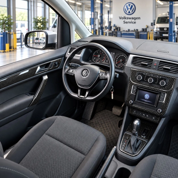 Volkswagen Caddy 2015-heute 3D Cockpit Dekor Interieurleisten Set 20-teilig