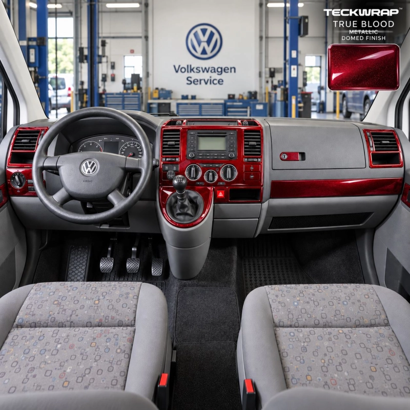 Volkswagen Transporter T5 2003-2009 3D Cockpit Dekor Interieurleisten Set 29-teilig