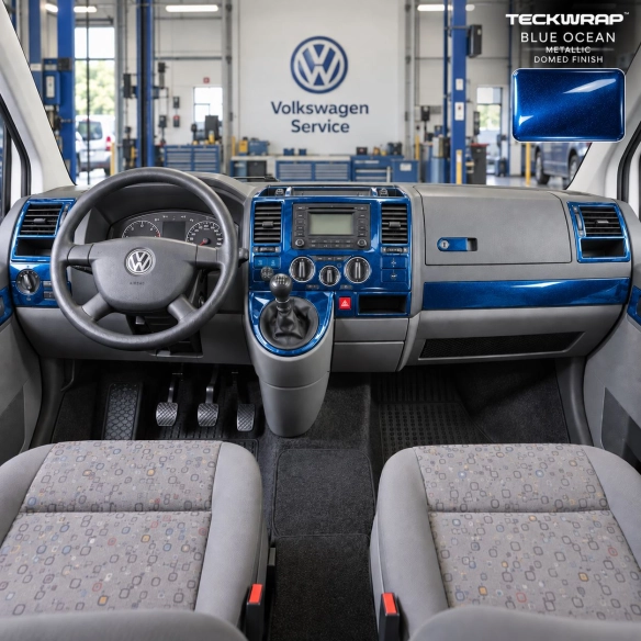 Volkswagen Transporter T5 2003-2009 3D Cockpit Dekor Interieurleisten Set 29-teilig