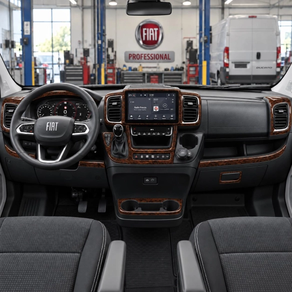 Fiat Ducato 2026–heute 3D Cockpit Dekor Interieurleisten Set 22-teilig