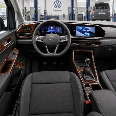 Volkswagen Caddy 2020-heute 3D Cockpit Dekor Interieurleisten Set 30-teilig
