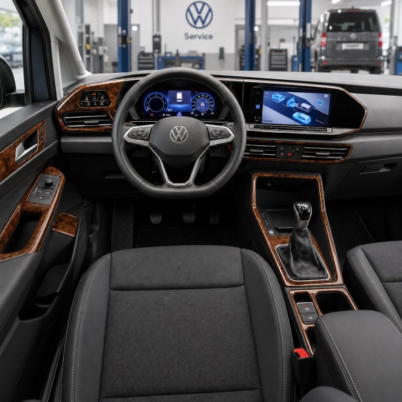 Volkswagen Caddy 2020-heute 3D Cockpit Dekor Interieurleisten Set 30-teilig