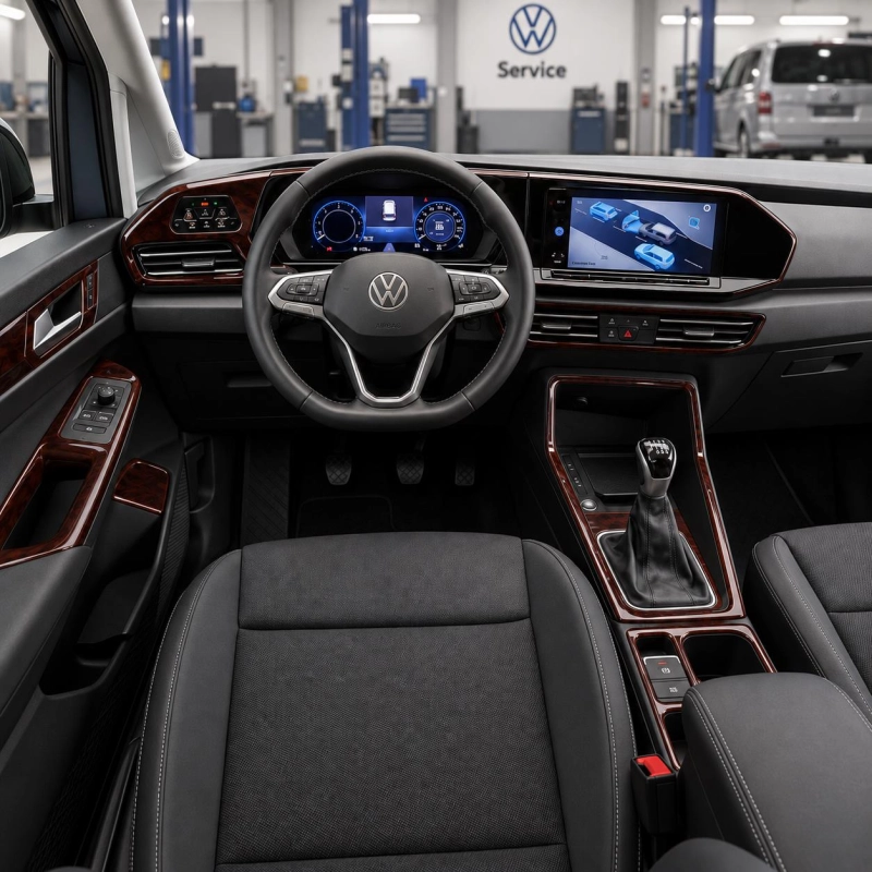 Volkswagen Caddy 2020-heute 3D Cockpit Dekor Interieurleisten Set 30-teilig