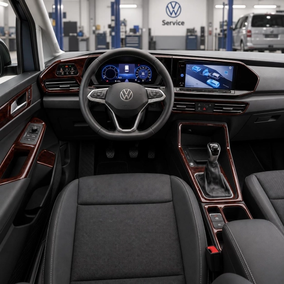 Volkswagen Caddy 2020-heute 3D Cockpit Dekor Interieurleisten Set 30-teilig