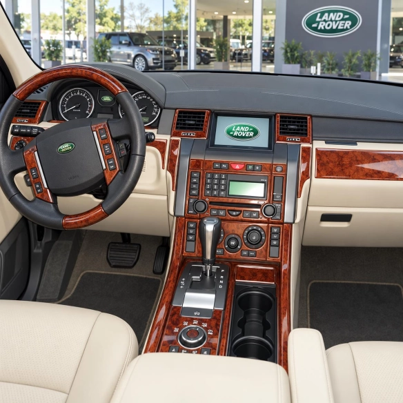 Land Rover Range Rover Sport 2006-2009 Armaturenbrett-Dekorset 76 Teile