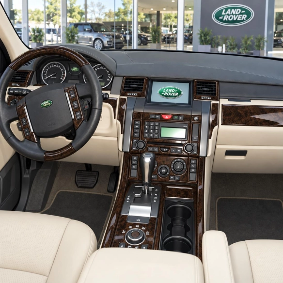 Land Rover Range Rover Sport 2006-2009 Armaturenbrett-Dekorset 76 Teile
