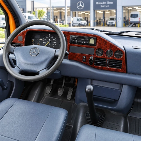 Mercedes Sprinter W901 1995-2000 Armaturenbrett-Dekorset 17 Teile 2