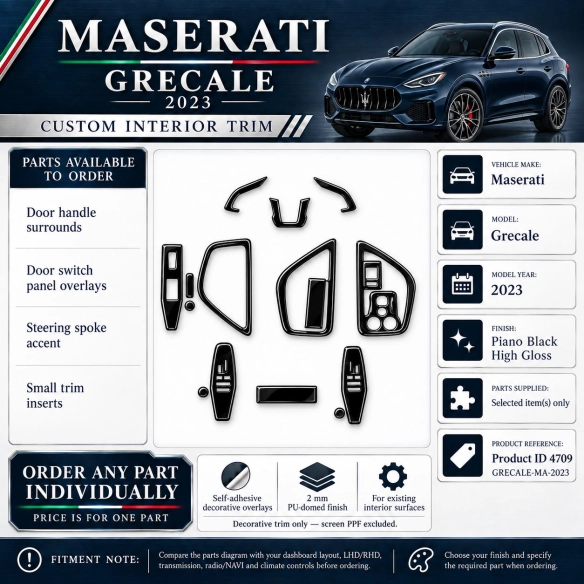 Maserati Grecale 2023 – Designer Trim – Innenraum-Komplettset