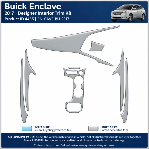 Buick Enlcave 2017 – Designer Trim – Innenraum-Komplettset