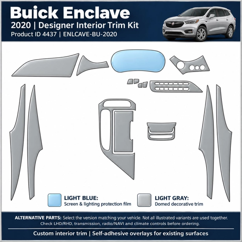 Buick Enlcave 2020 – Designer Trim – Innenraum-Komplettset