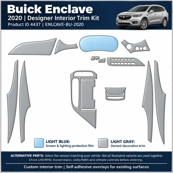 Buick Enlcave 2020 – Designer Trim – Innenraum-Komplettset