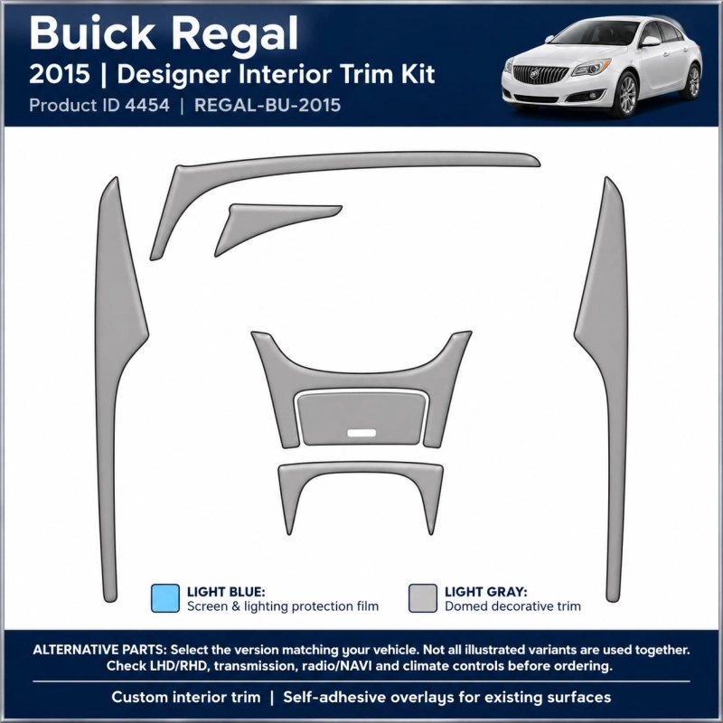 Buick Regal 2017 2018 – Designer Trim – Innenraum-Komplettset