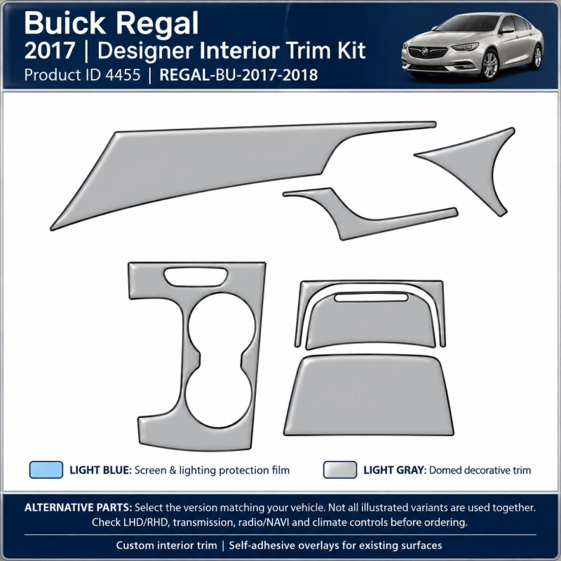 Buick Regal 2017 2018 – Designer Trim – Innenraum-Komplettset